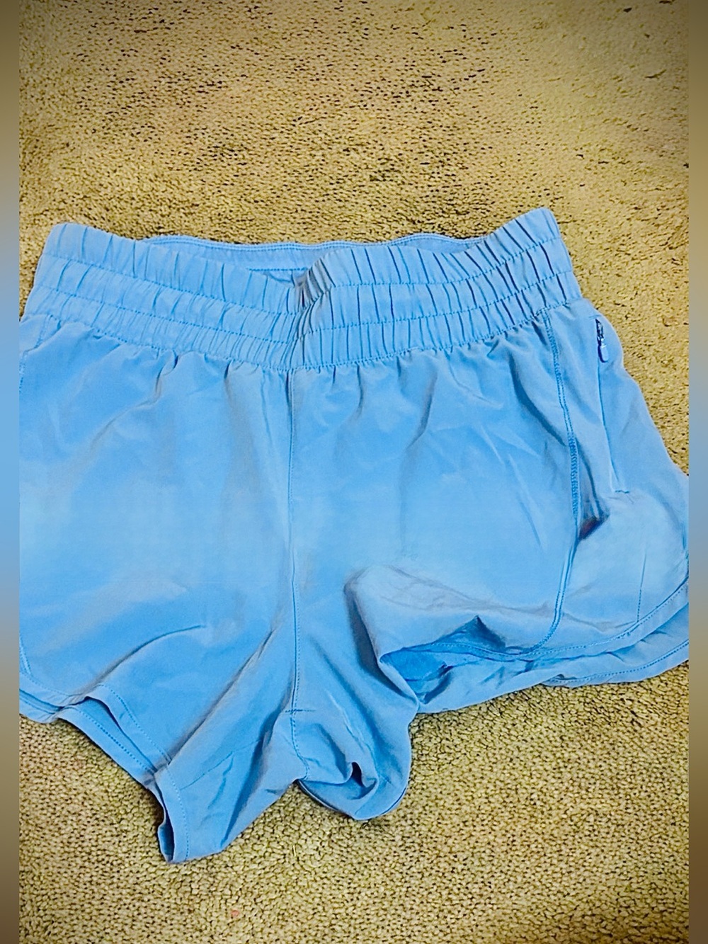 Light Blue Women’s Athletic Shorts - Comfortable Everyday Fit